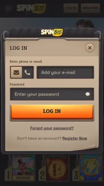 Spinboss Login